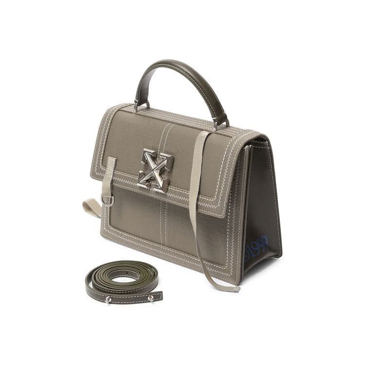 Off-White Nylon Jitney 2.8 Bag Grey
