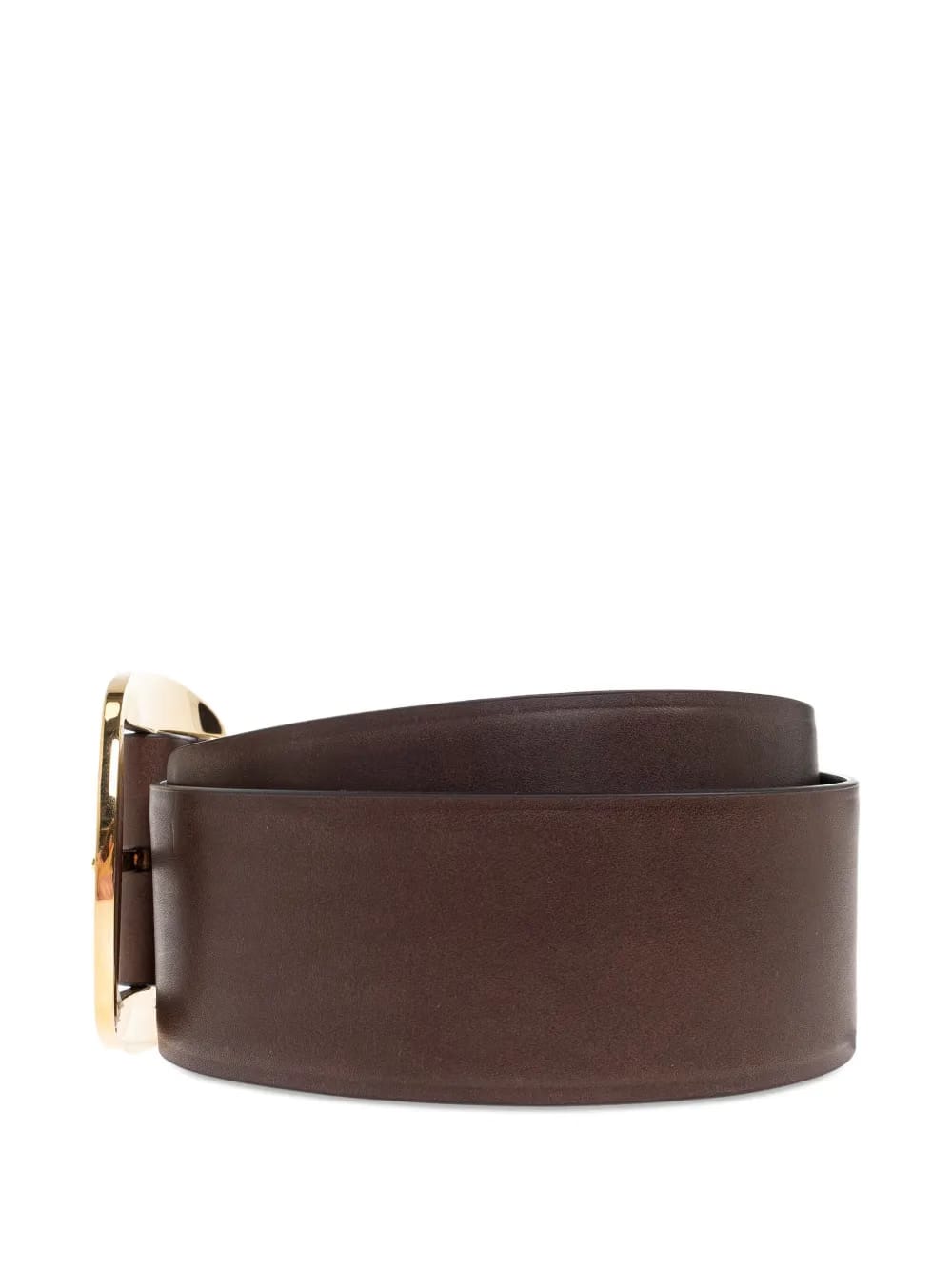 logo-lettering logo leather belt