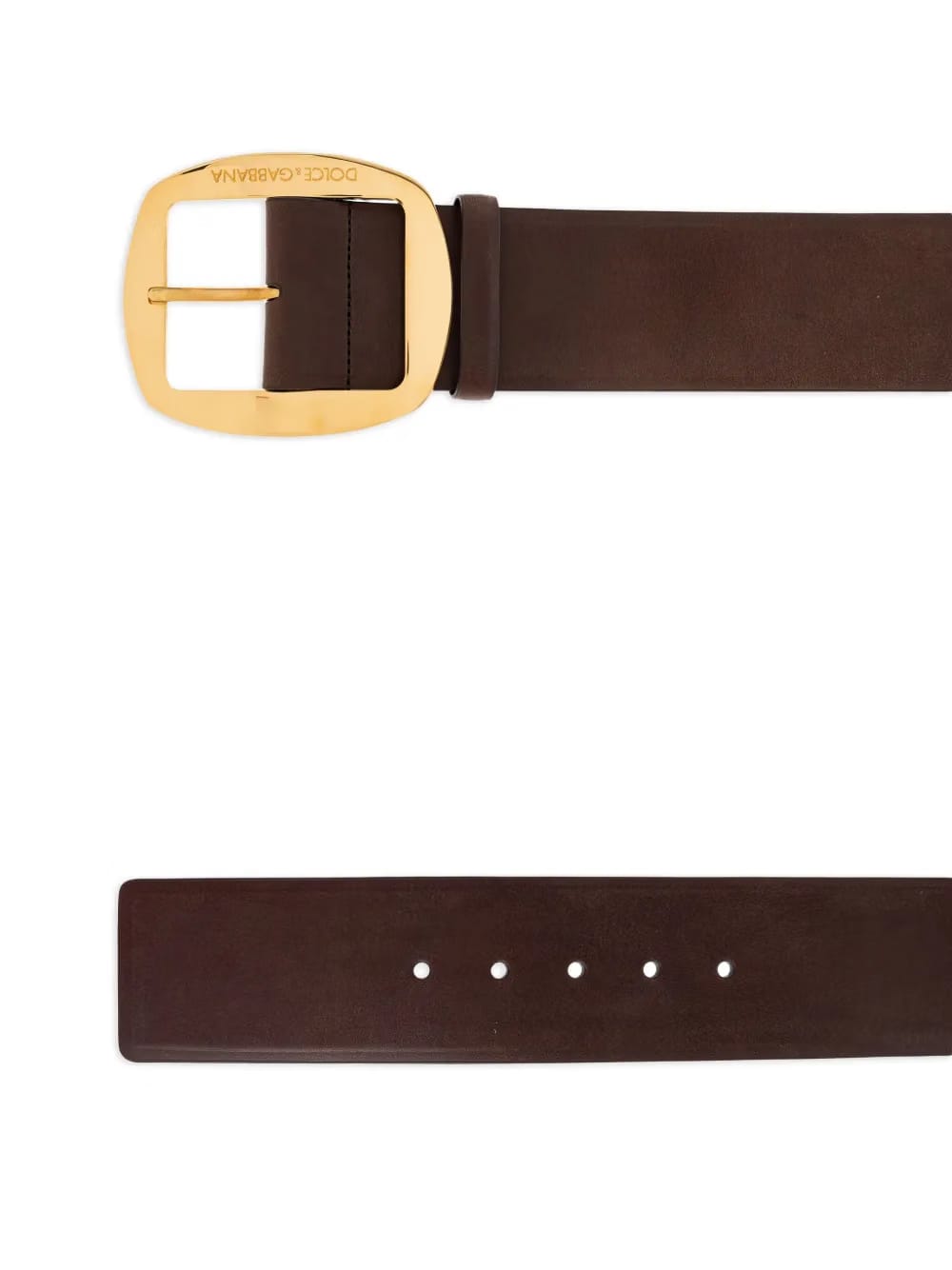 logo-lettering logo leather belt