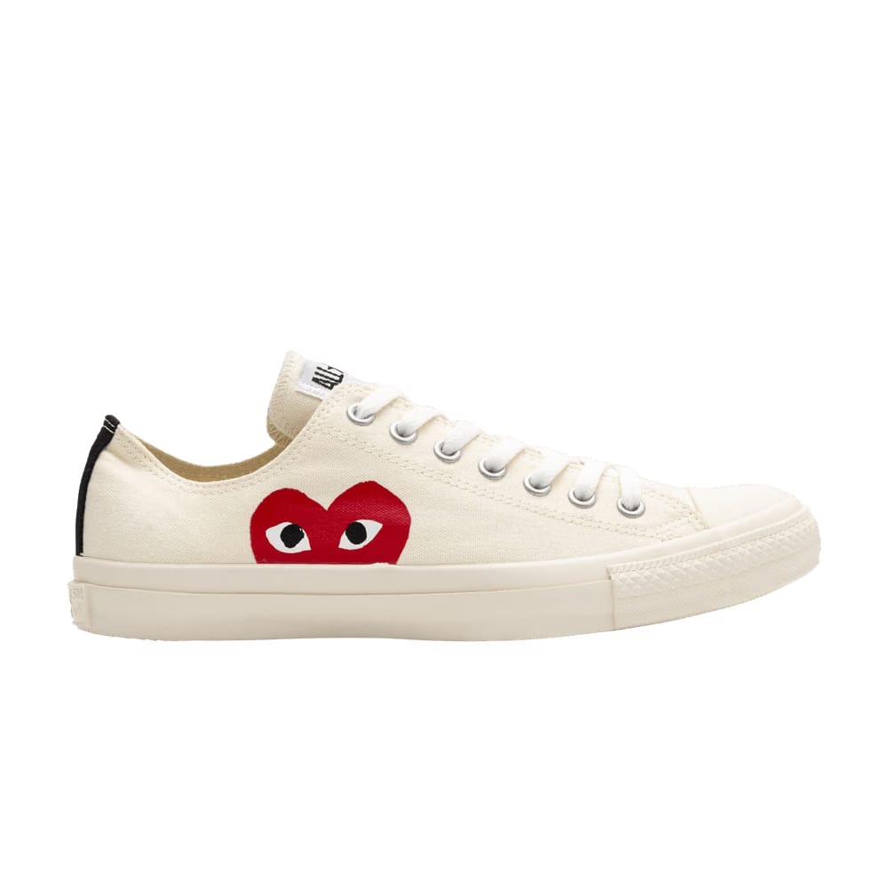 Comme des Garçons PLAY x Chuck Taylor All Star Low White