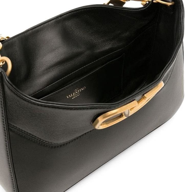 Valentino Small Hobo Bag Black