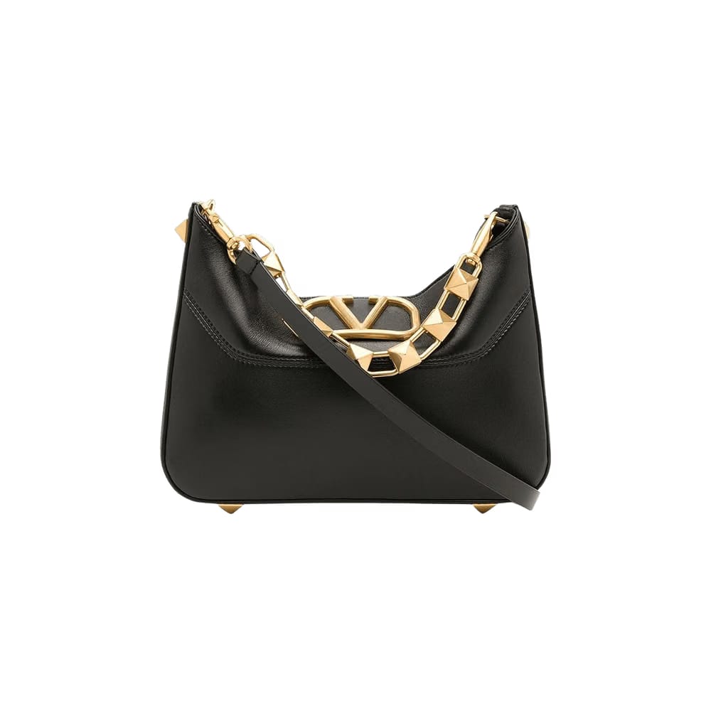 Valentino Small Hobo Bag Black