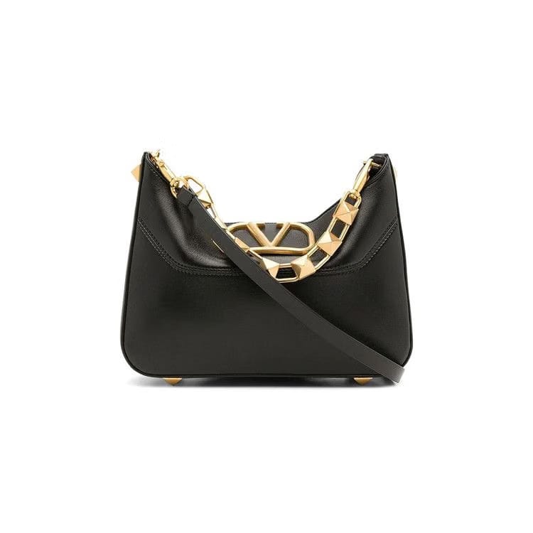 Valentino Small Hobo Bag Black