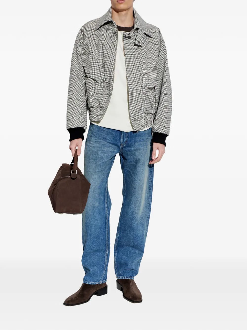square toe zipped boots