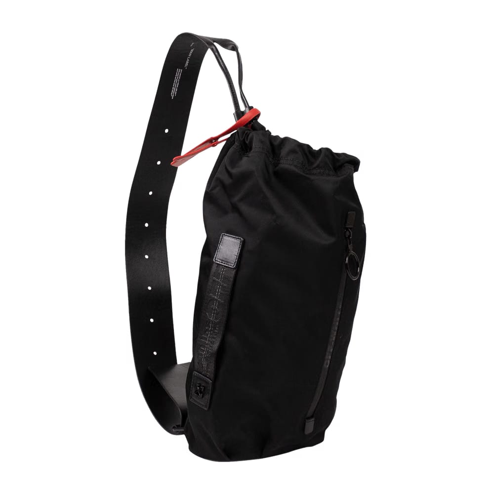 Off-White Nylon Convertible Bum Bag Black