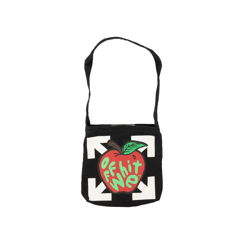 Off-White Arrow Apple Shoulder Bag Black