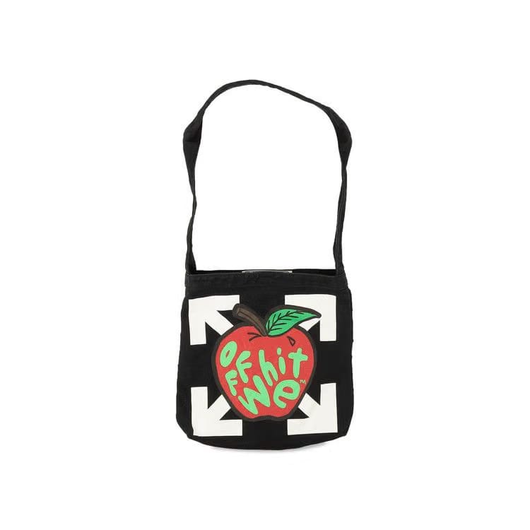 Off-White Arrow Apple Shoulder Bag Black
