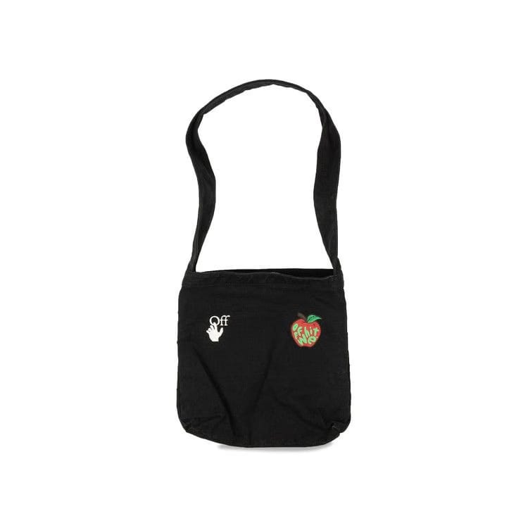 Off-White Arrow Apple Shoulder Bag Black