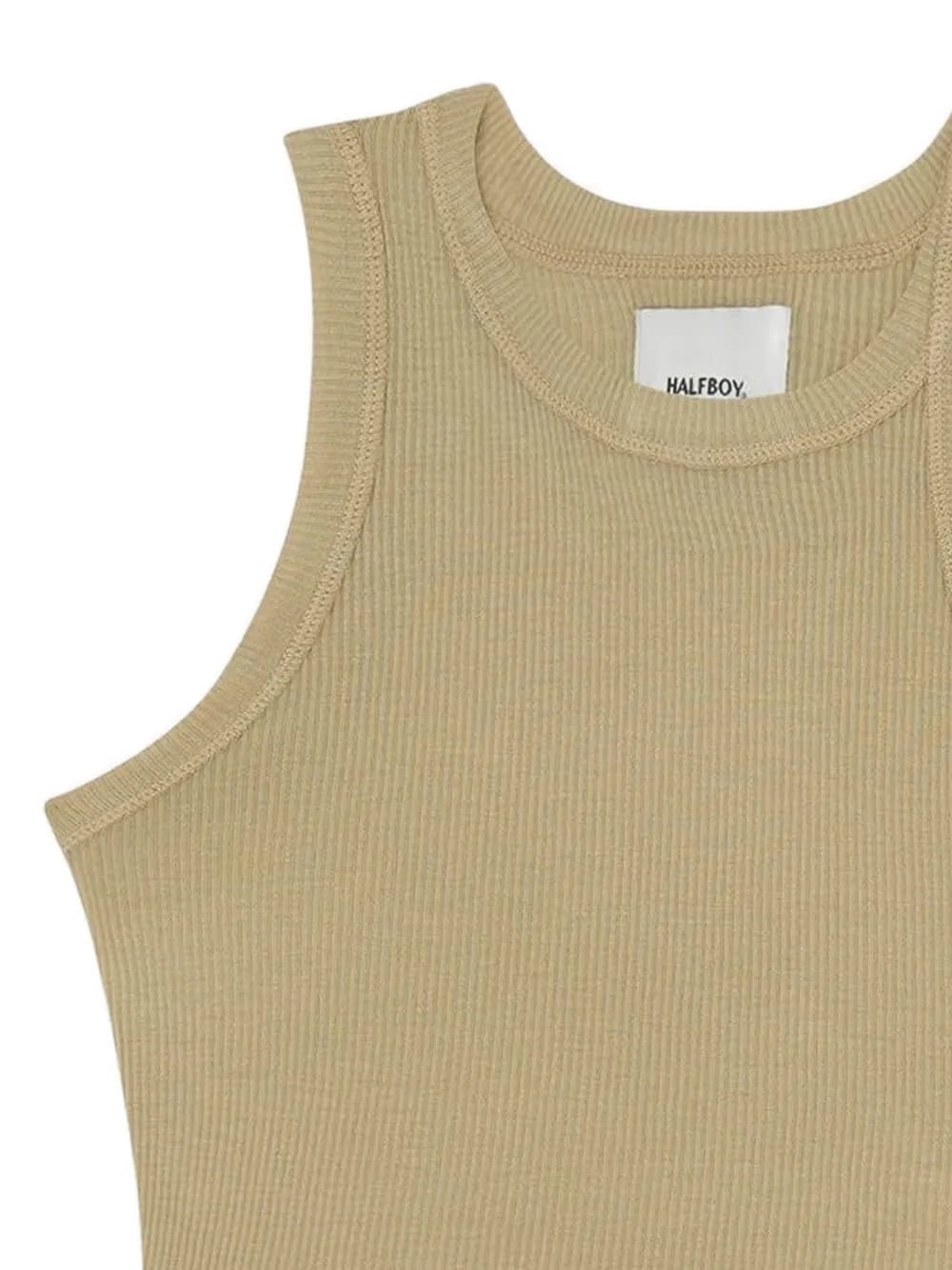 ribbed-knit crop top