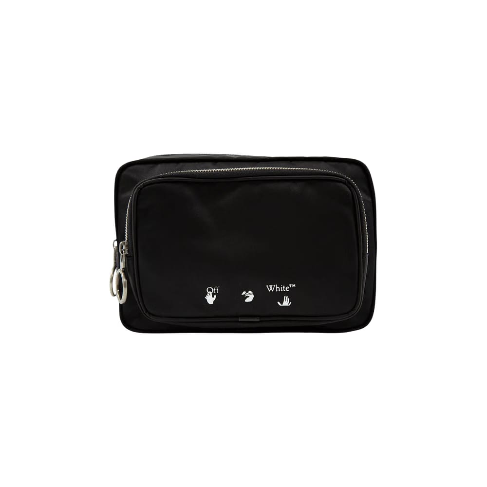 Off-White Logo Nylon Belt Bag Black/White