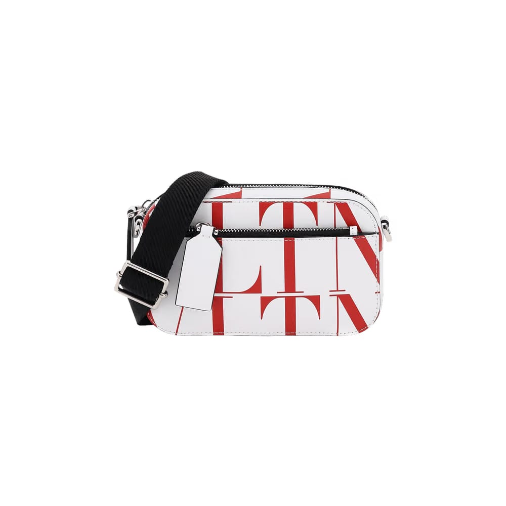 Valentino Times Crossbody Bag White/Red
