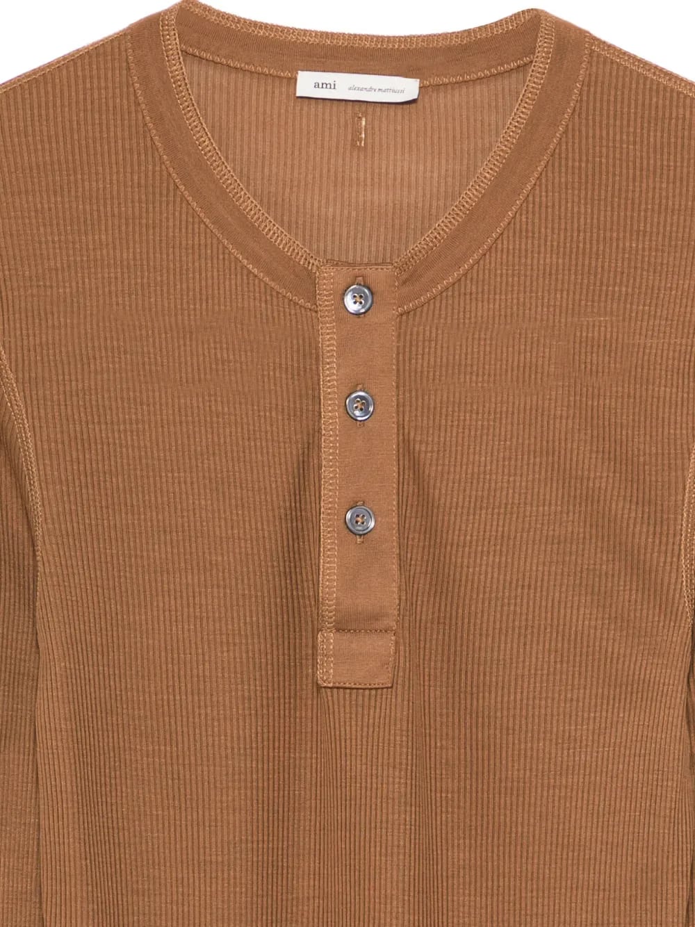 ribbed henley top
