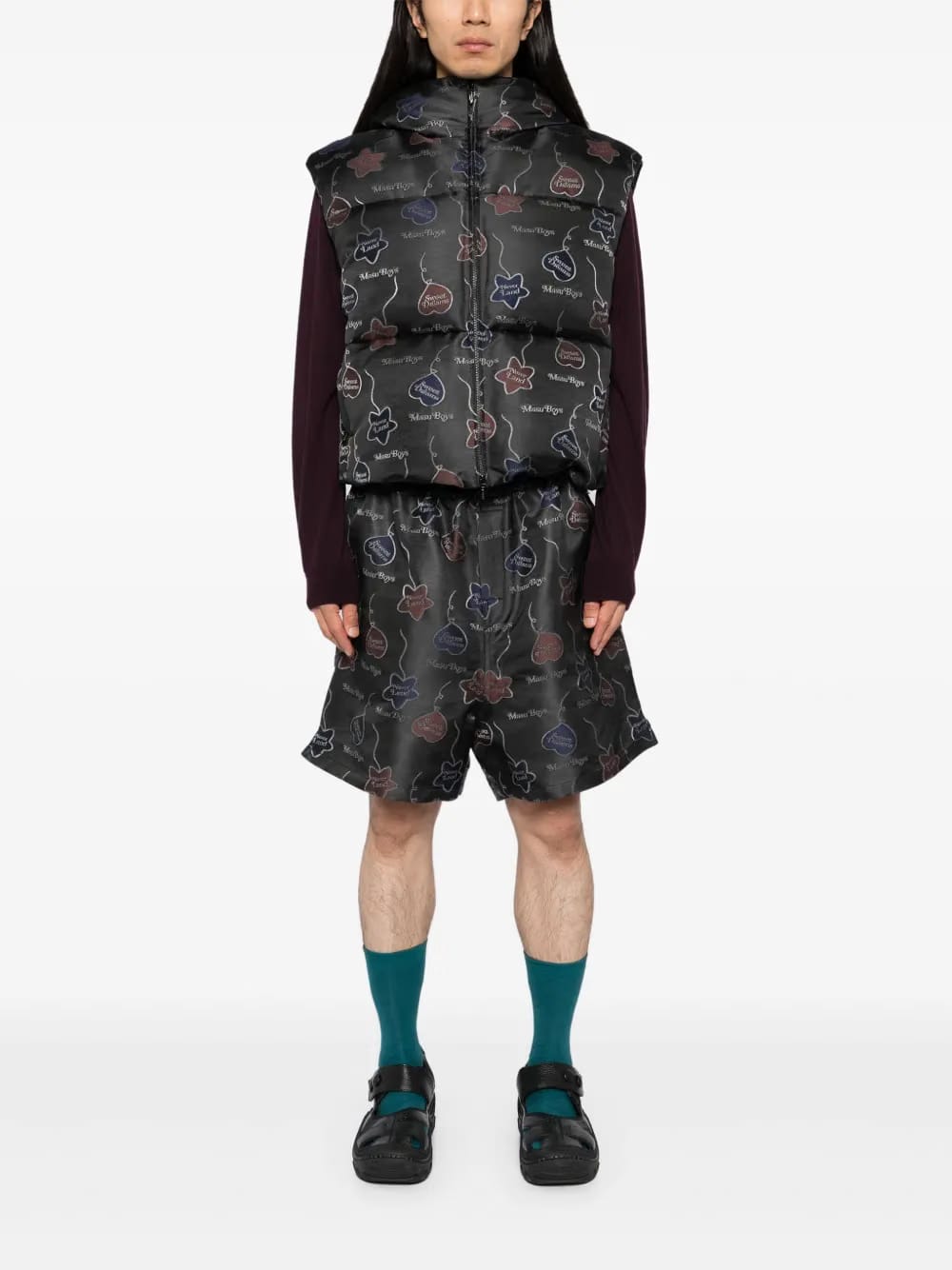 Falling Balloon Down vest jacket