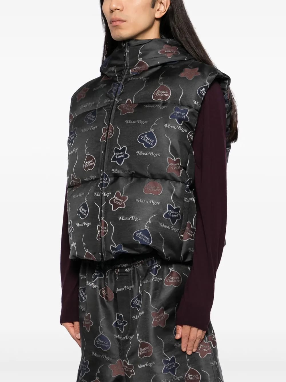 Falling Balloon Down vest jacket