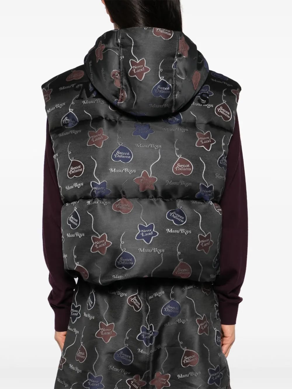 Falling Balloon Down vest jacket