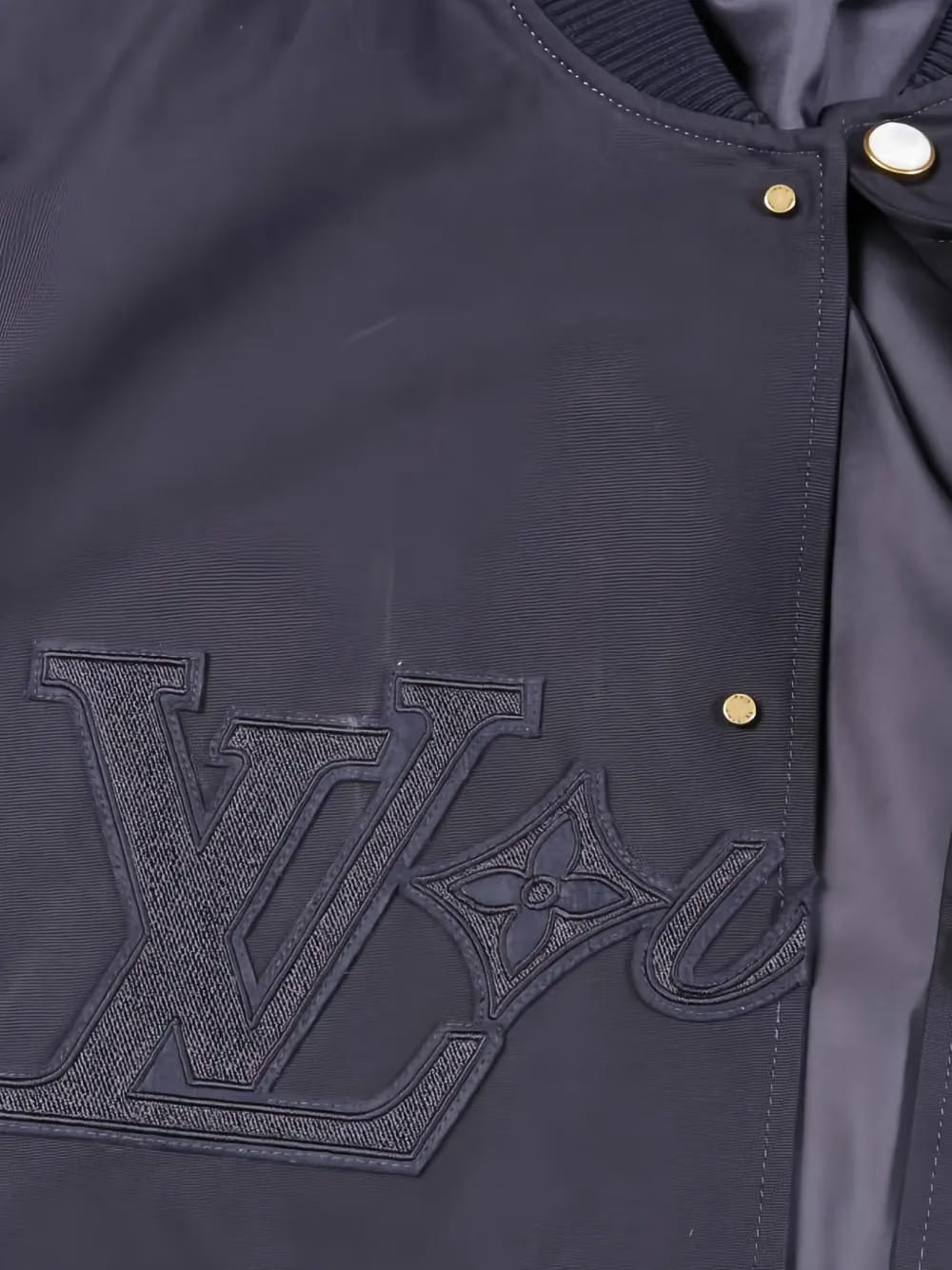 2010s button-fastening bomber jacket
