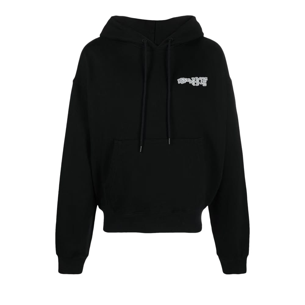 Off-White Carlos Arrow Over Hoodie Black/White