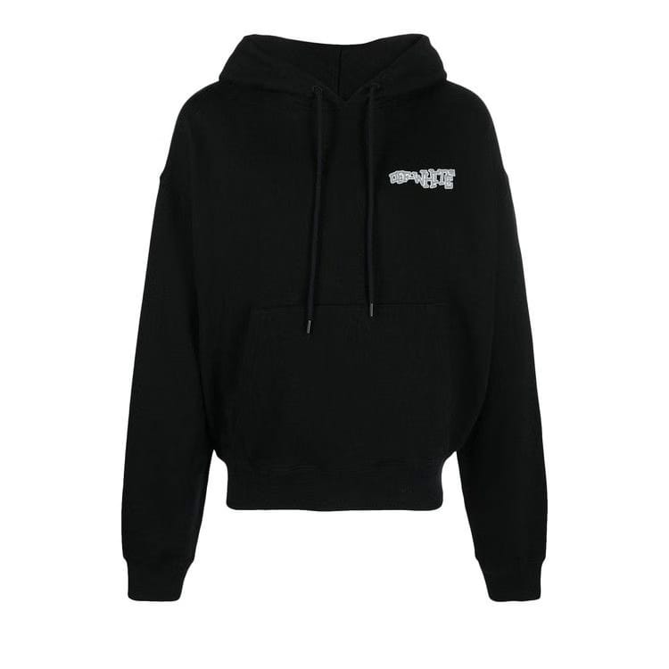 Off-White Carlos Arrow Over Hoodie Black/White