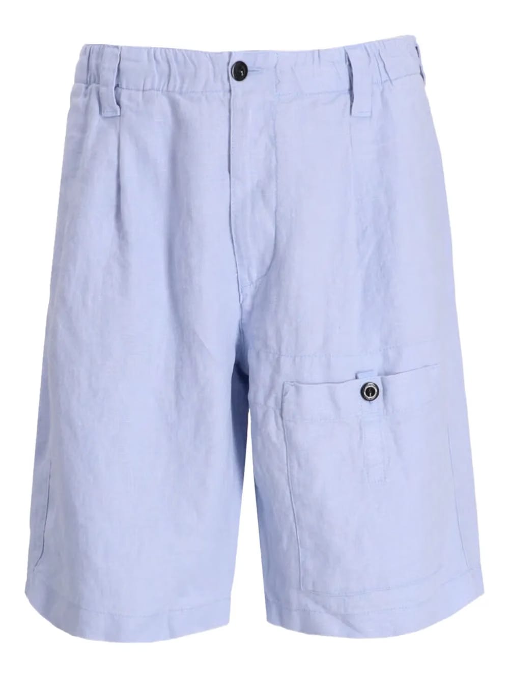 elasticated-waist bermuda shorts