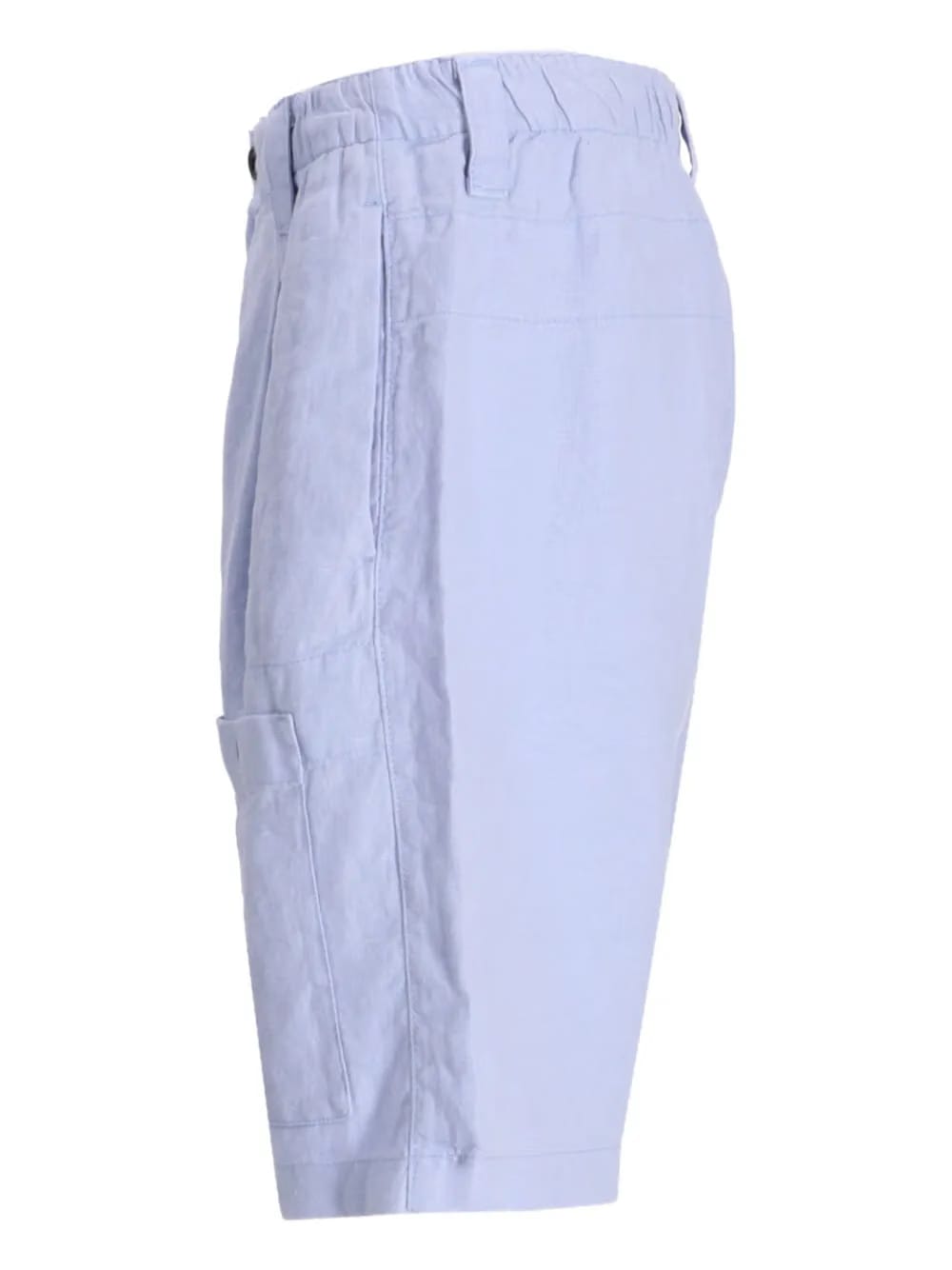 elasticated-waist bermuda shorts