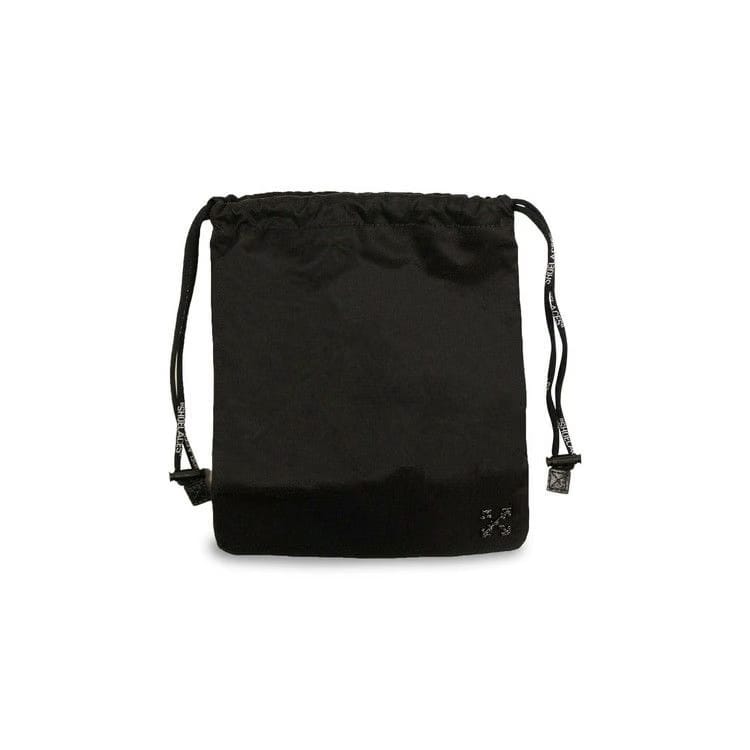 Off-White Nylon Drawstring Bag Black