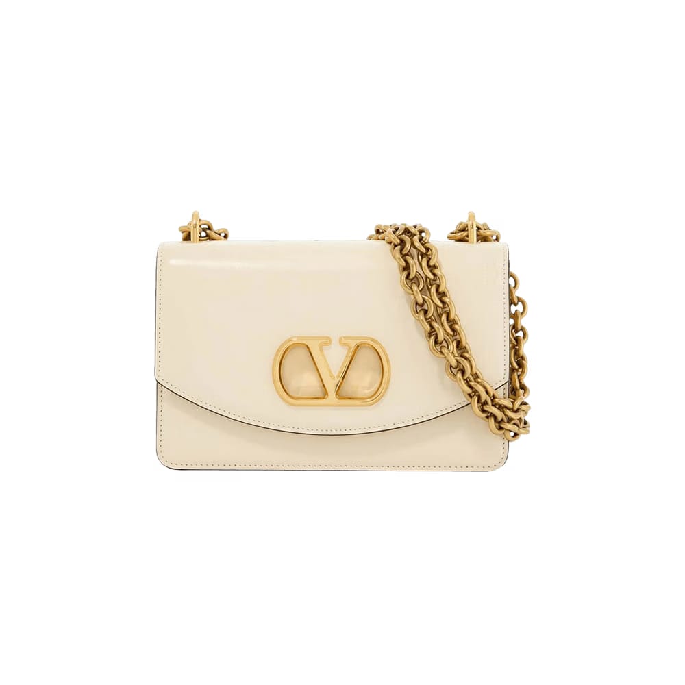 Valentino Small Shoulder Bag Butter/White