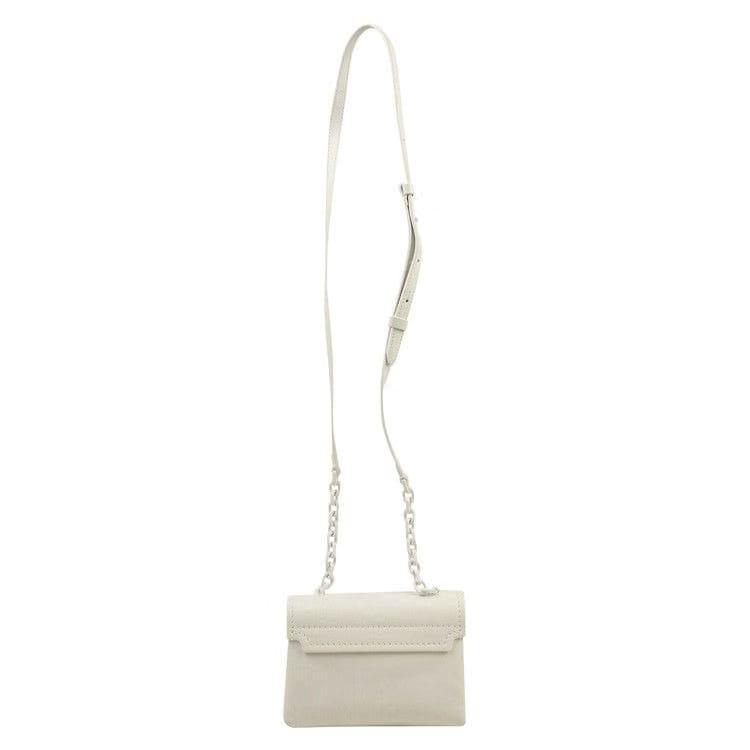 Off-White Diag Embossed Small Bag White