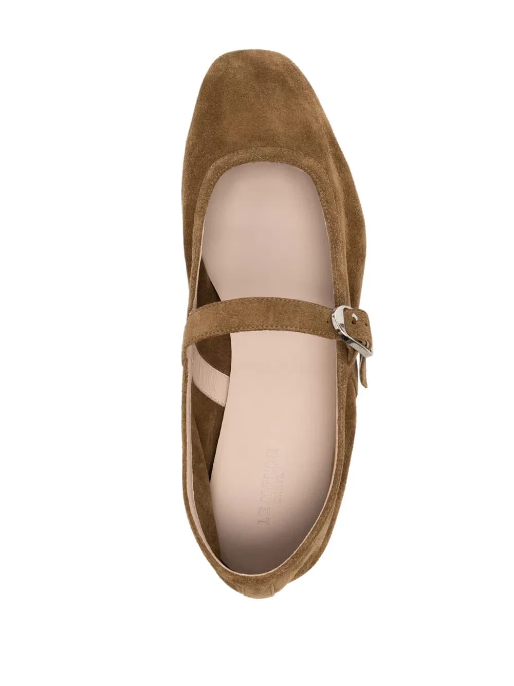 10mm suede mary jane ballerina