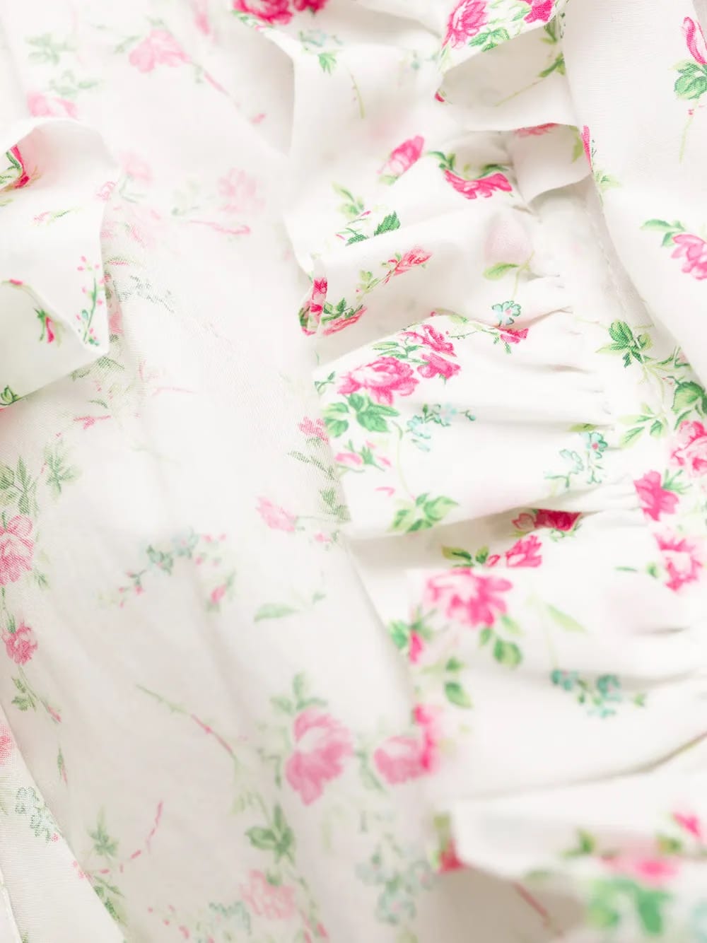 floral ruffle maxi dress