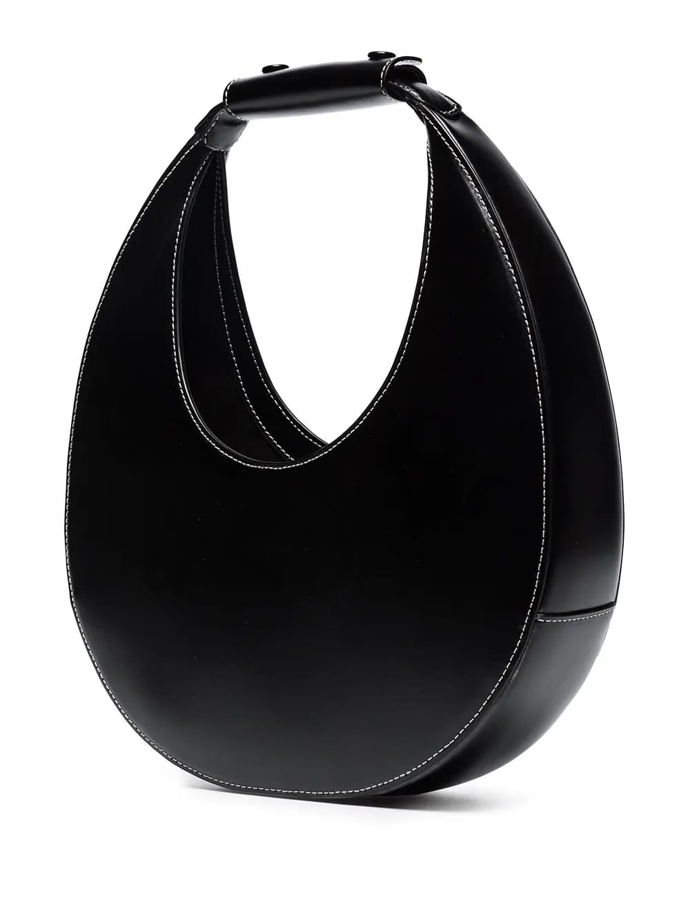 Moon leather tote bag
