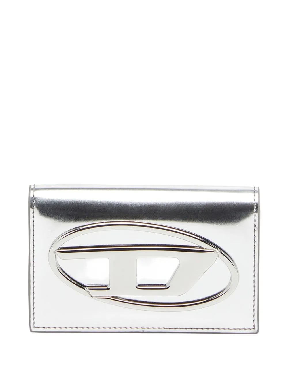 1dr metallic-effect card holder
