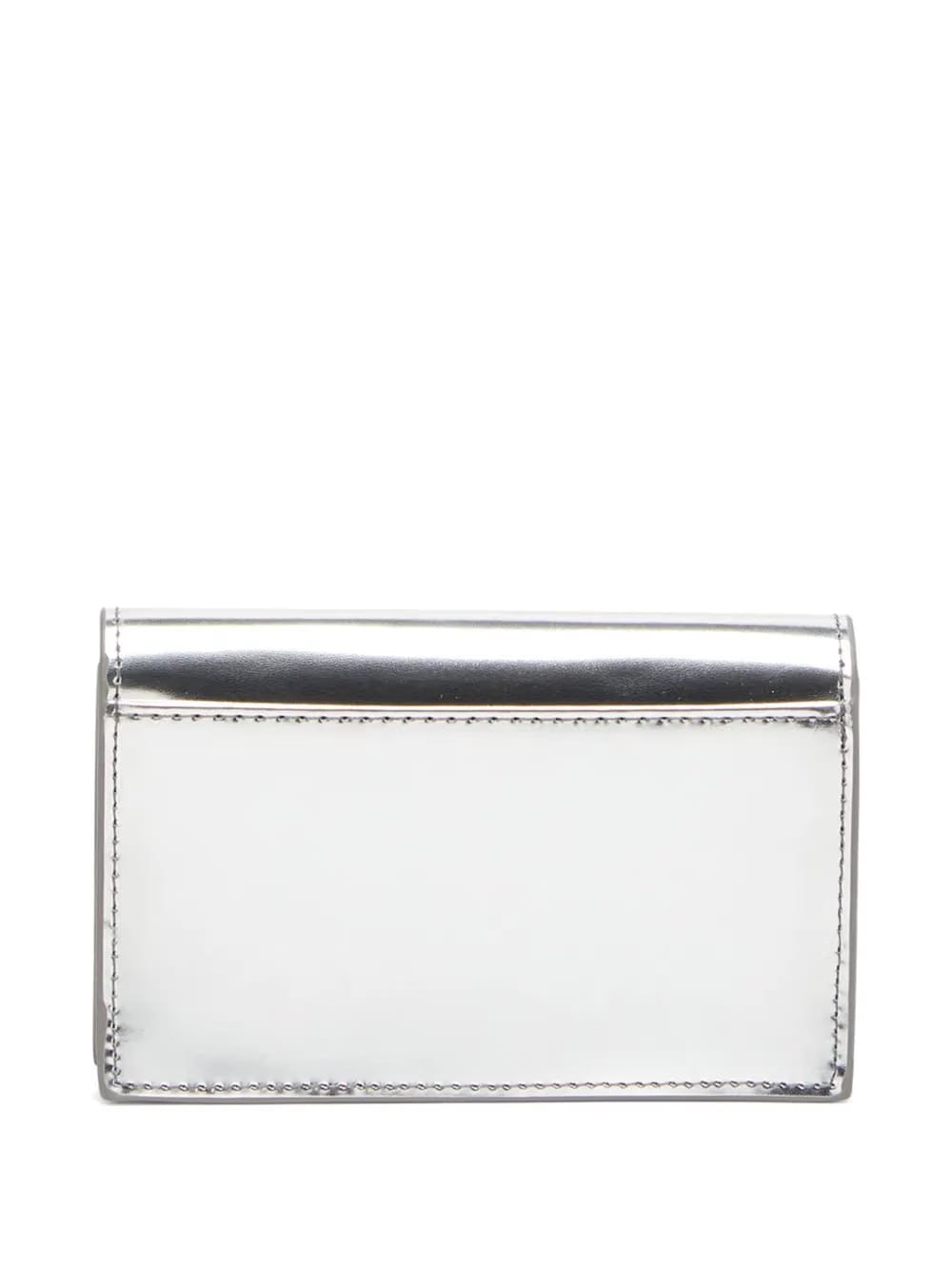 1dr metallic-effect card holder