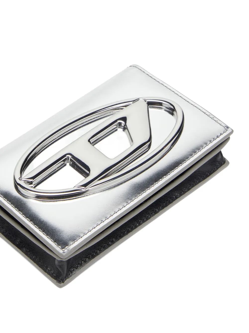 1dr metallic-effect card holder