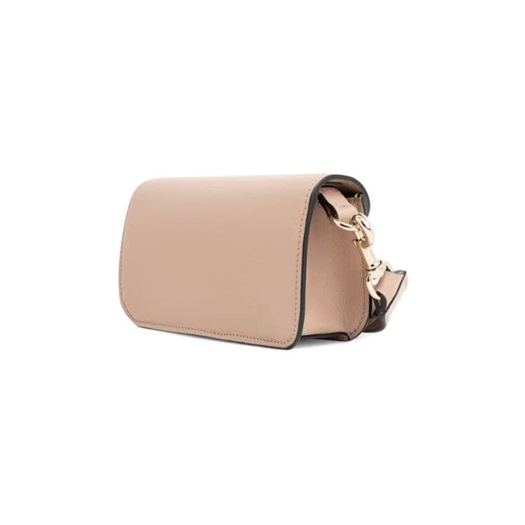 Valentino Logo Shoulder Bag Beige