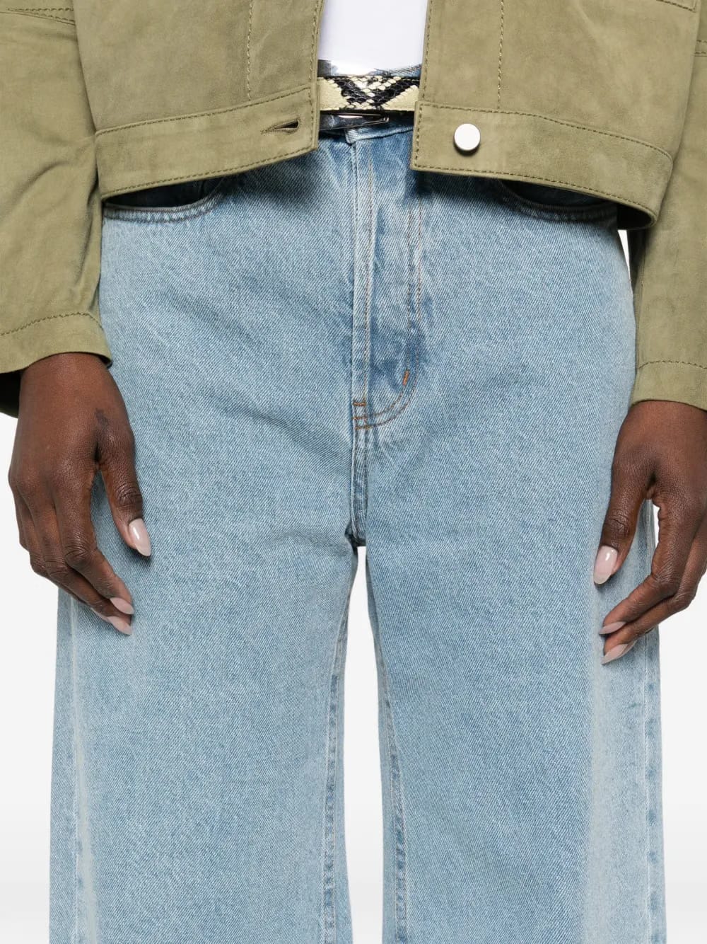 Skater wide-leg jeans