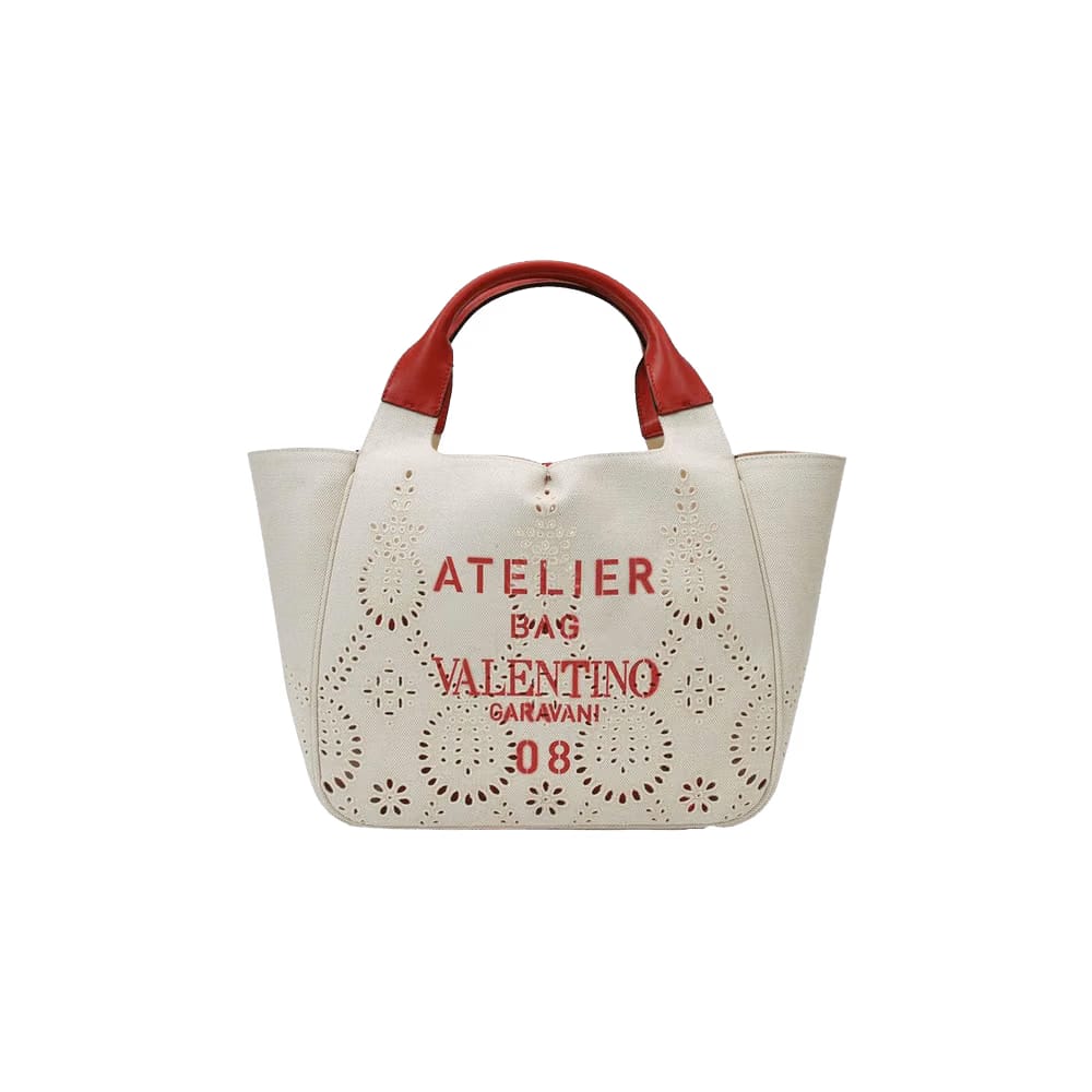 Valentino 08 San Gallo Edition Atelier Tote Bag Natural
