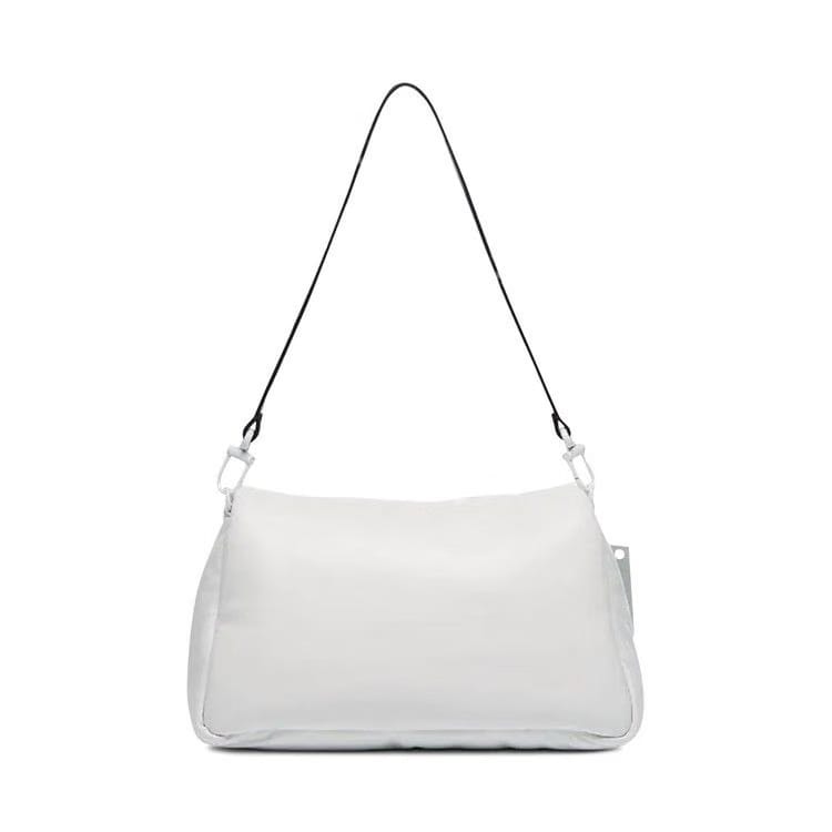 Off-White Nailed Slouchy Clutch White