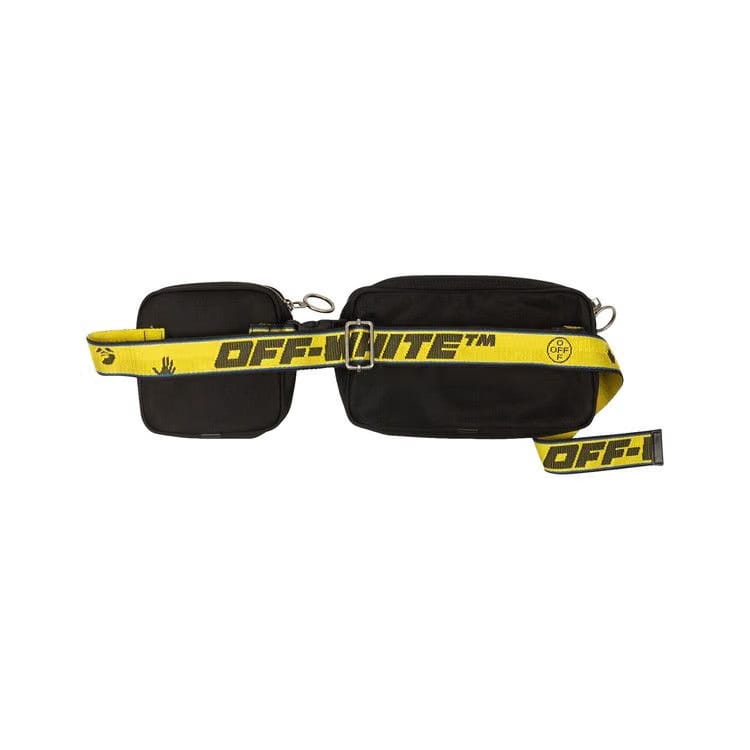 Off-White Logo Double Nylon Bodybag Black/White
