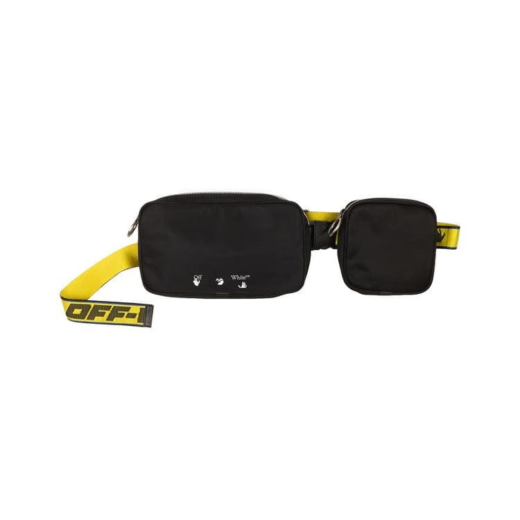 Off-White Logo Double Nylon Bodybag Black/White