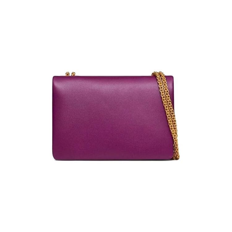 Valentino One Stud Mini Pouch Burgundy
