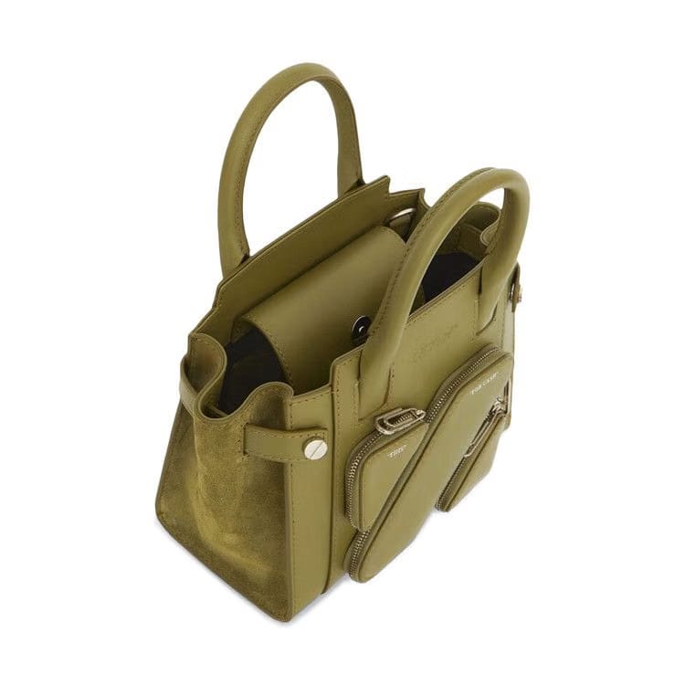 Off-White Small City Tote Bag Military