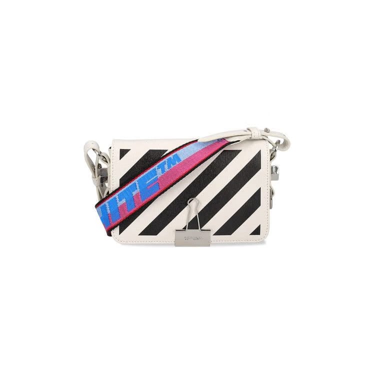 Off-White Diag Mini Flap White/Black