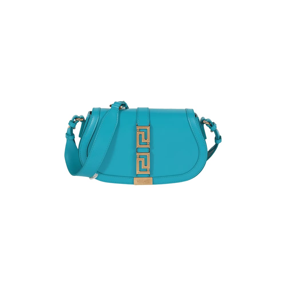 Versace Greca Goddess Shoulder Bag Blue