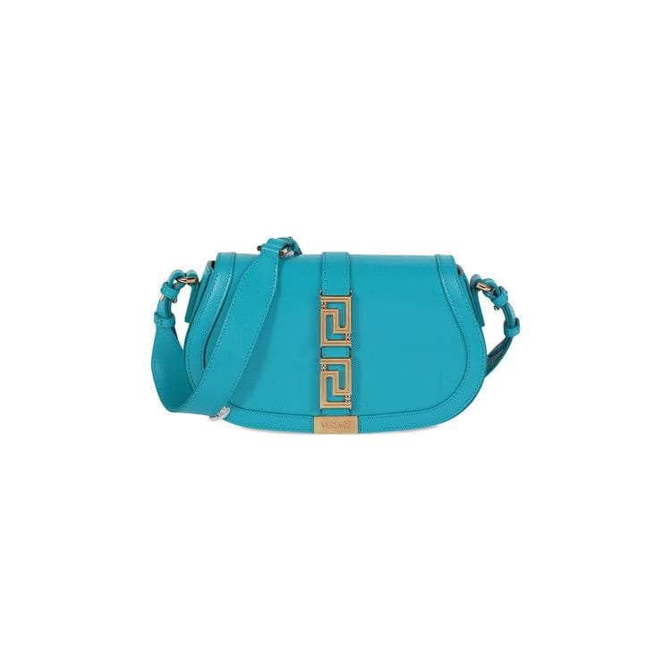 Versace Greca Goddess Shoulder Bag Blue