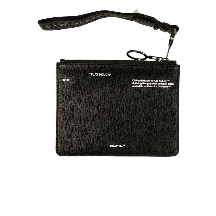 Off-White Diag Stripe Pouch Black
