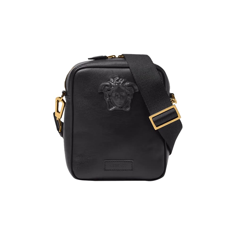 Versace La Medusa Leather Minibag Black/Versace Gold