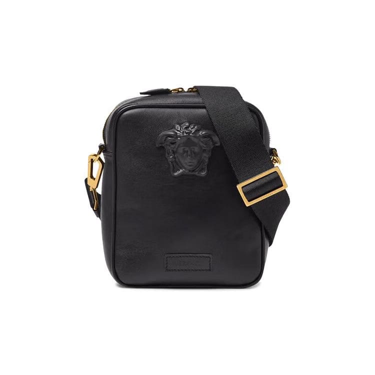 Versace La Medusa Leather Minibag Black/Versace Gold