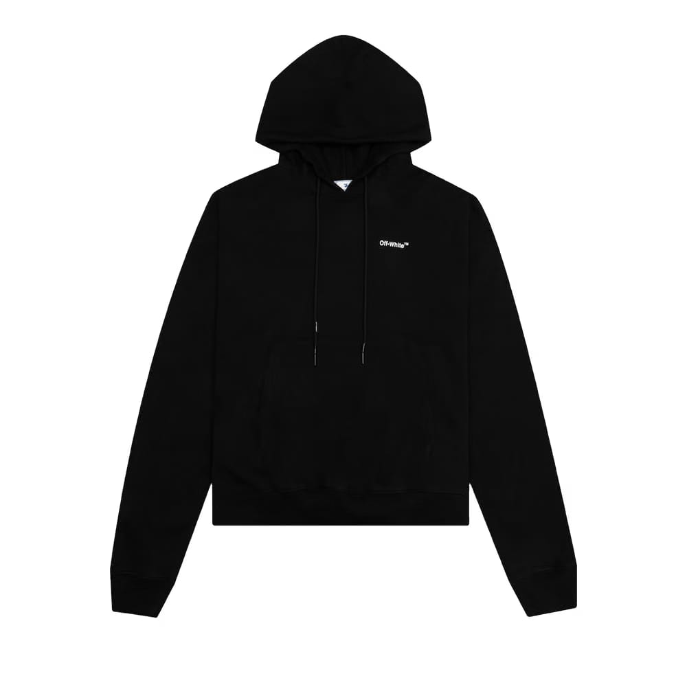 Off-White Caravag Arrow Over Hoodie Black/White