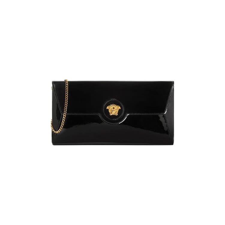 Versace Leather Clutch Black/Versace Gold