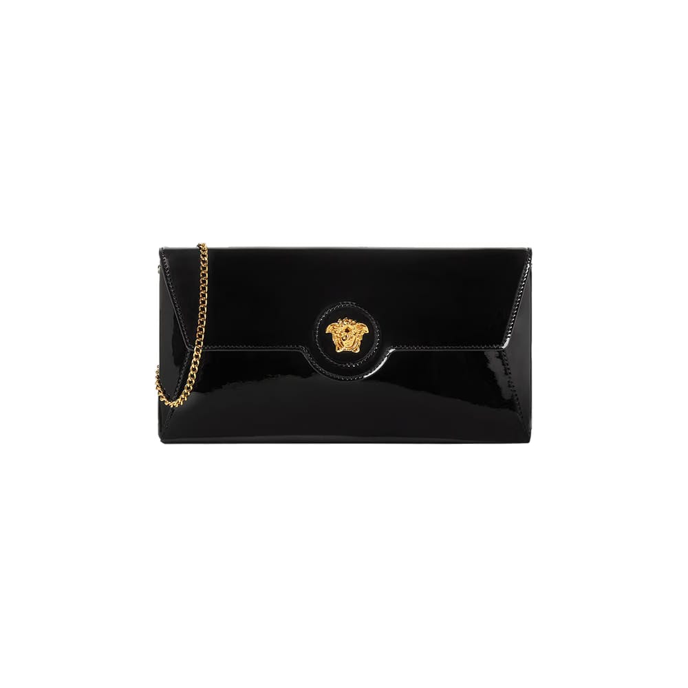 Versace Leather Clutch Black/Versace Gold